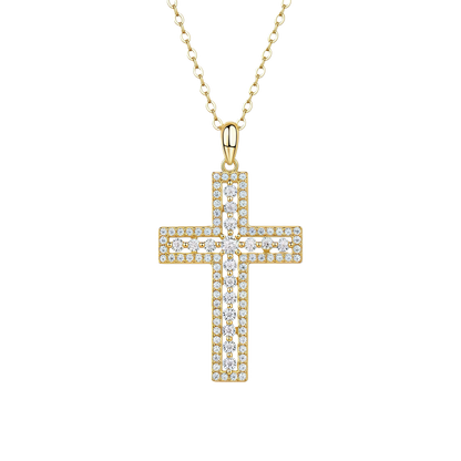 Croix en moissanite