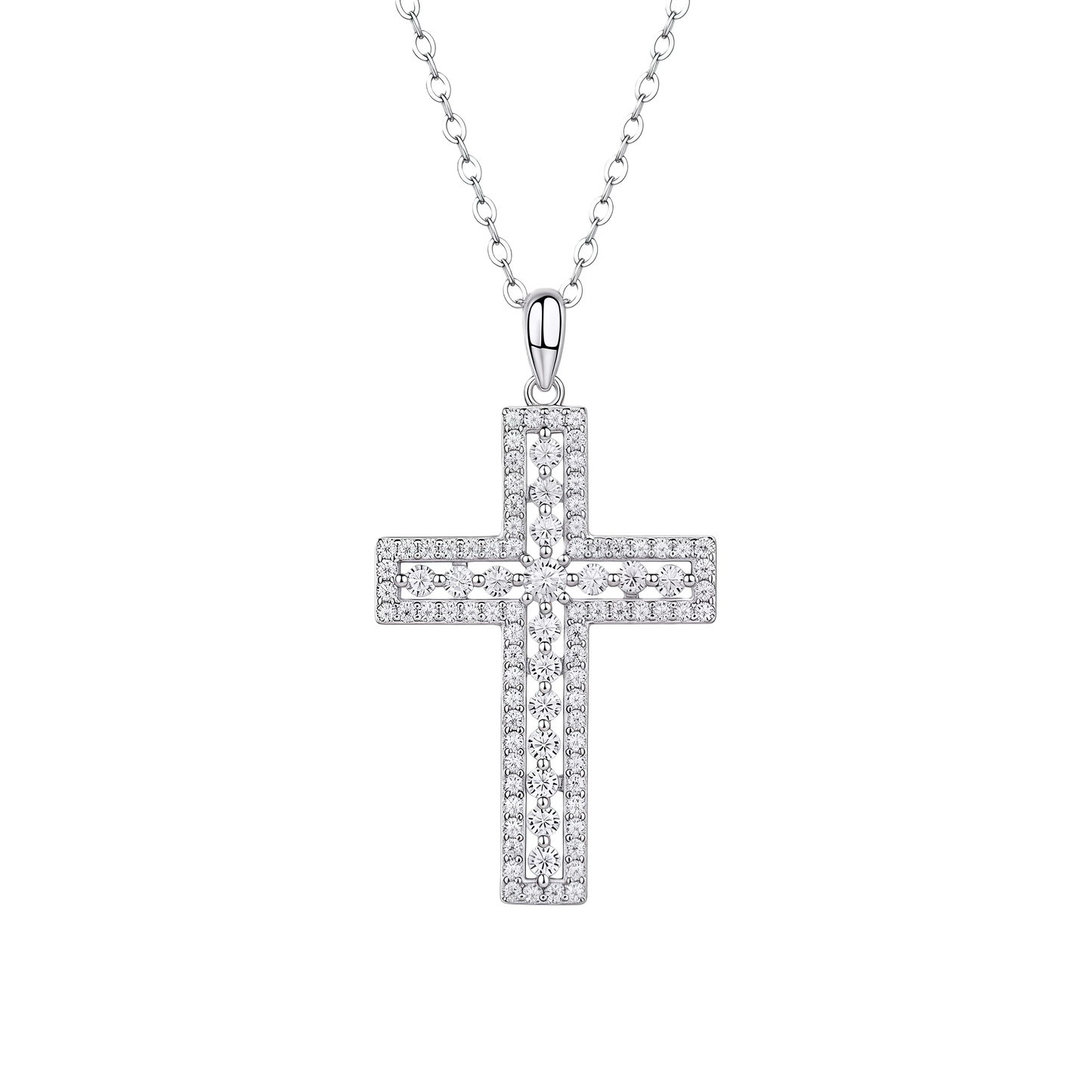 Croix en moissanite