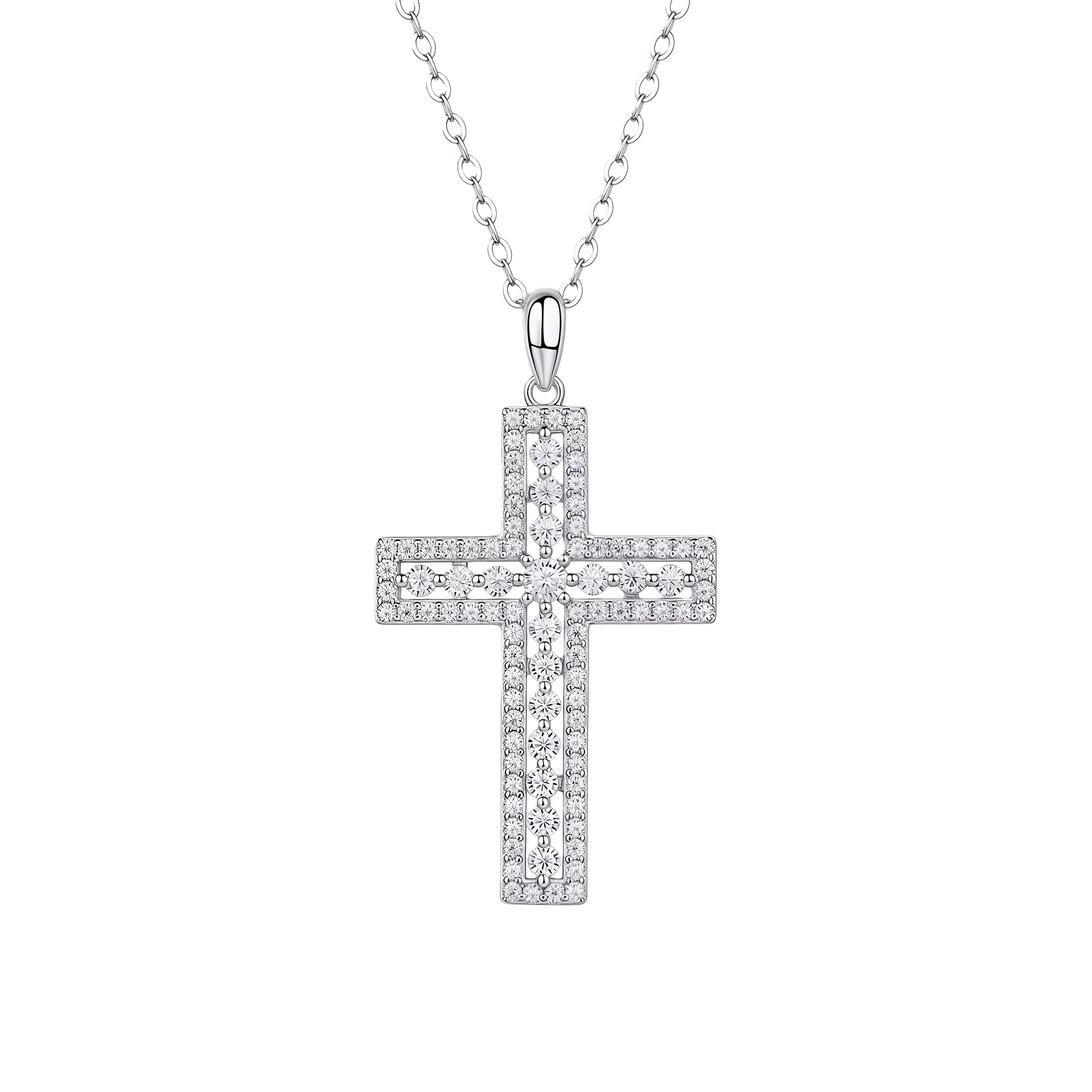 Croix en moissanite