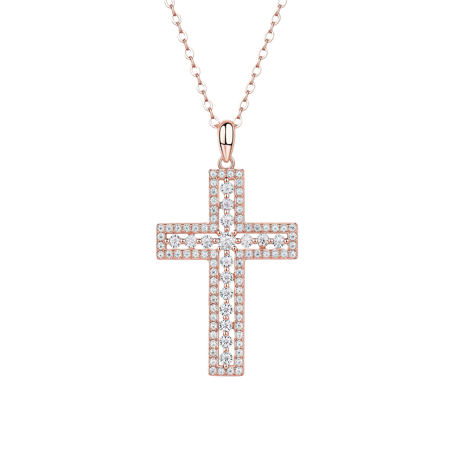 Croix en moissanite