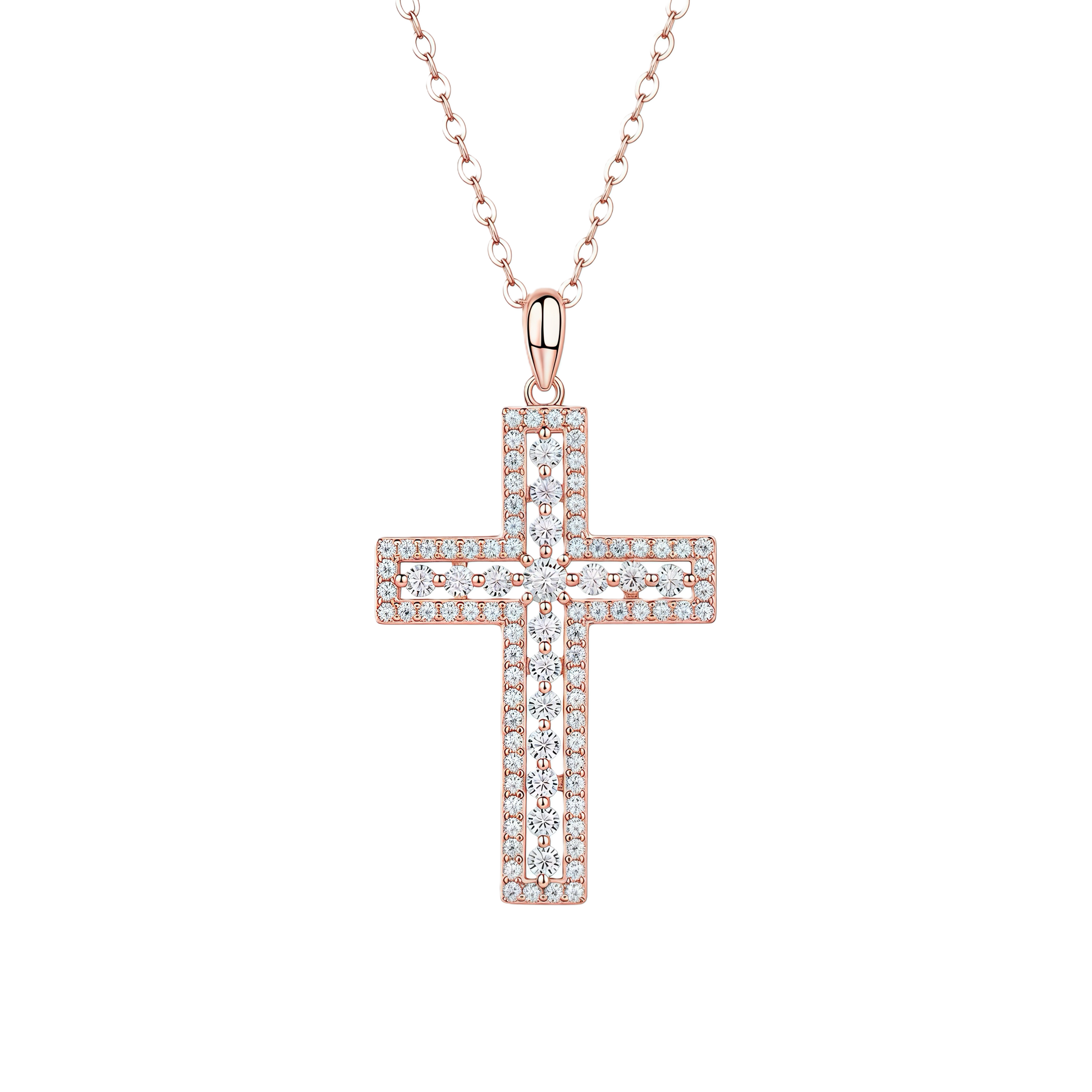 Croix en moissanite