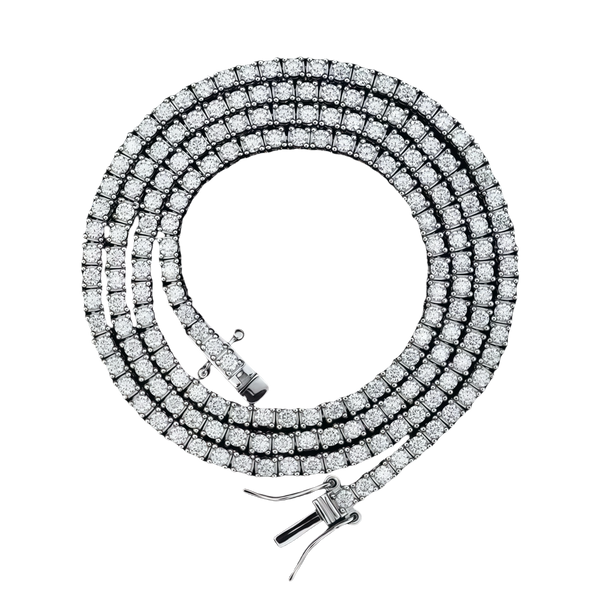 2mm Tennis Chain Iced Out Moissanite — detail 2