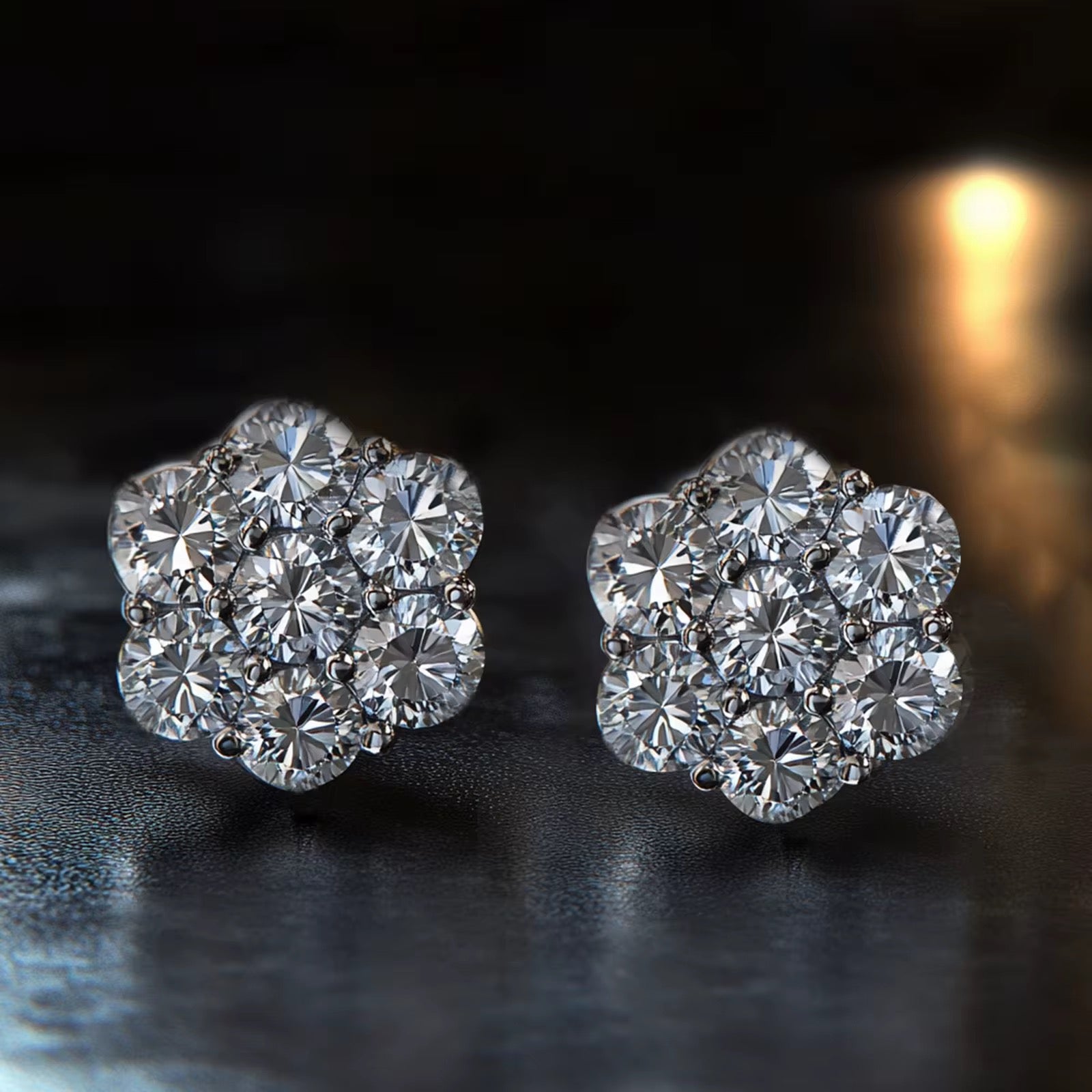 Floral Moissanite