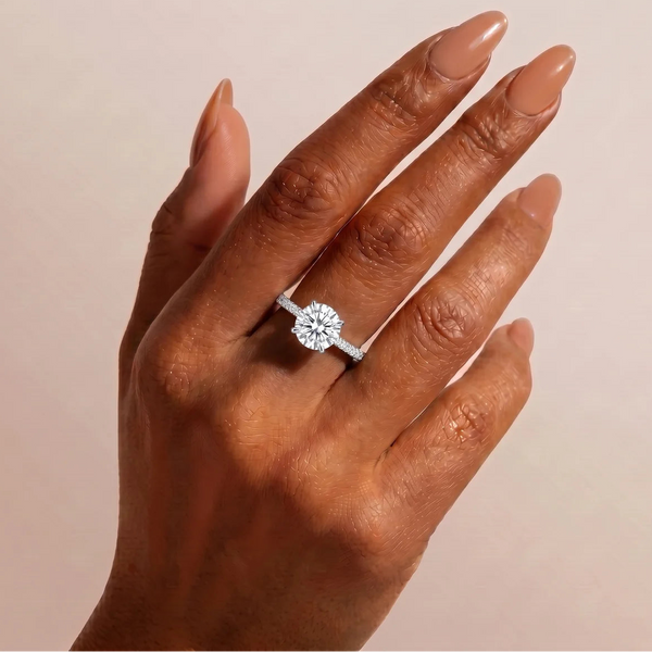 Solara Moissanite Ring Silver 925